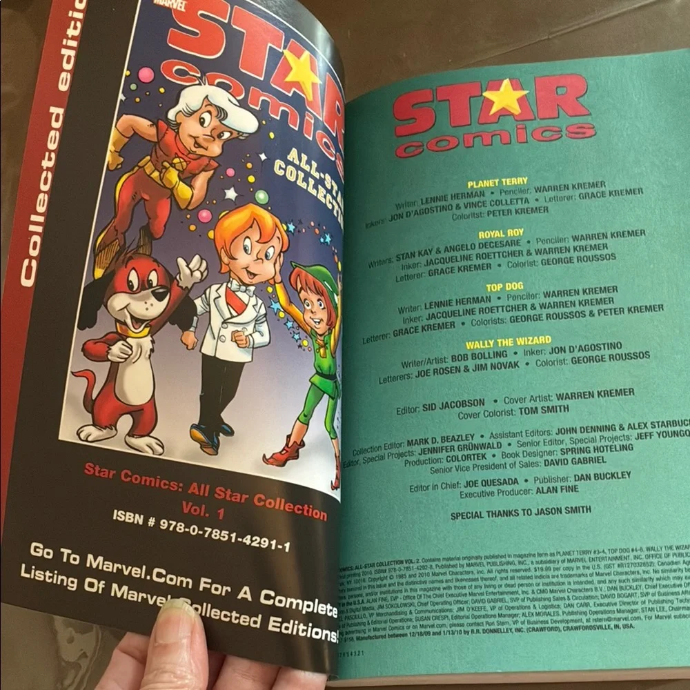 Marvel Star Comics All-Star Collection with Green and Red Cover